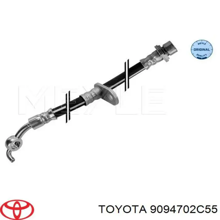 9094702C55 Toyota latiguillos de freno delantero izquierdo