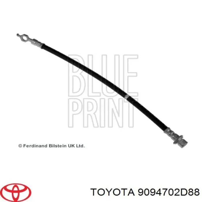 9094702D88 Toyota tubo flexible de frenos trasero