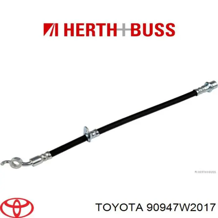 Tubo flexible de frenos trasero derecho para Toyota Avensis (T27)