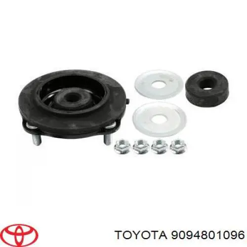 Buje de vástago de amortiguador delantero 9094801096 Toyota