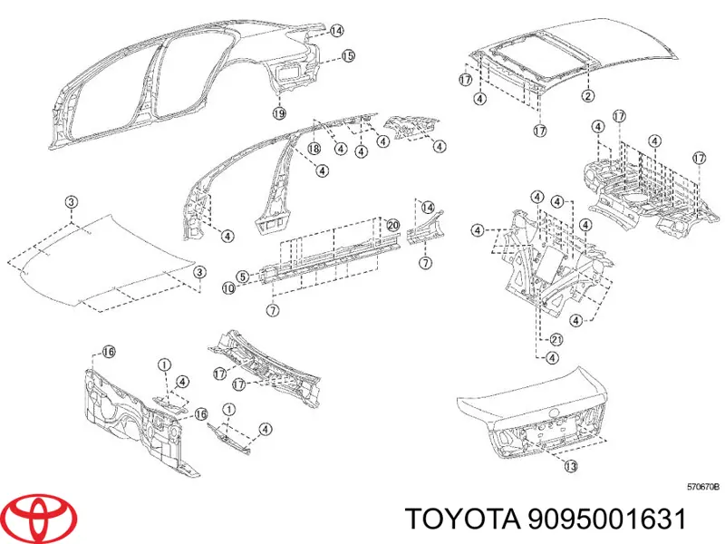 9095001631 Toyota