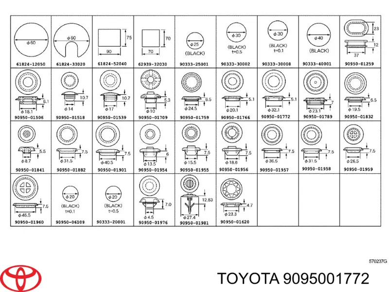 9095001772 Toyota