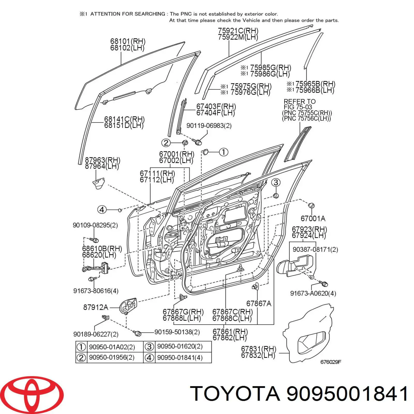  Toyota 9095001841 precio, desde 3,55 EUR