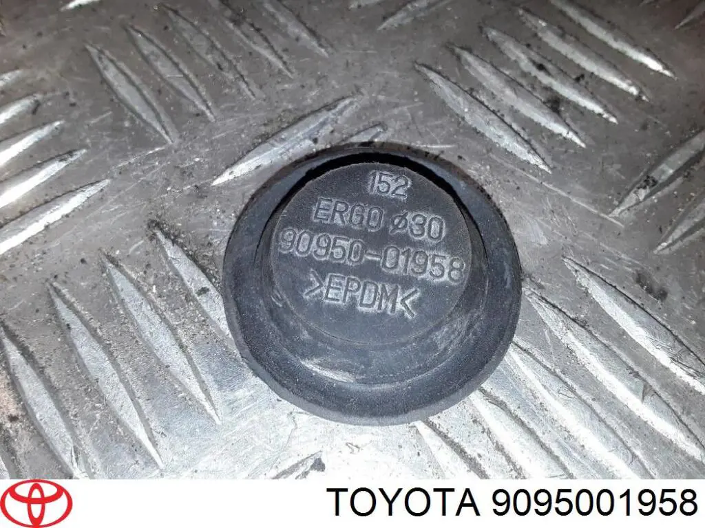 9095001958 Toyota tapón debajo de la carrocería