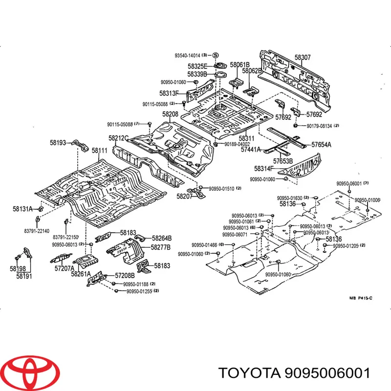 9095006001 Toyota