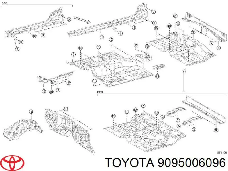 9095006096 Toyota