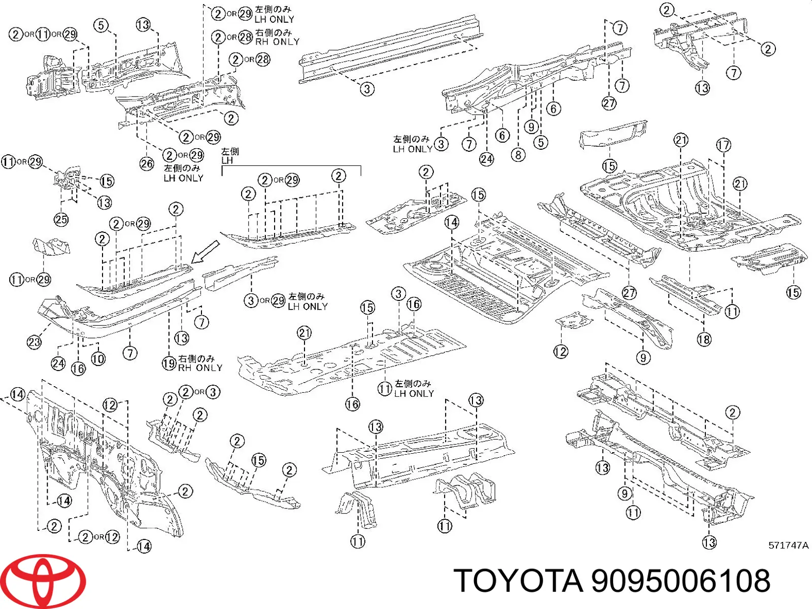 9095006108 Toyota