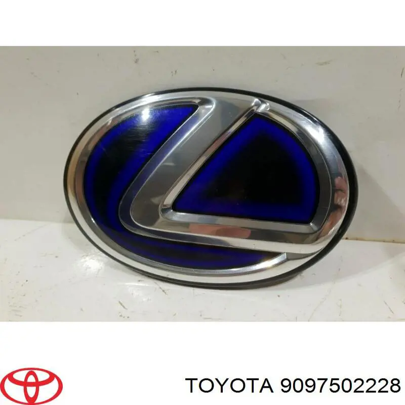 9097502228 Toyota emblema de tapa de maletero