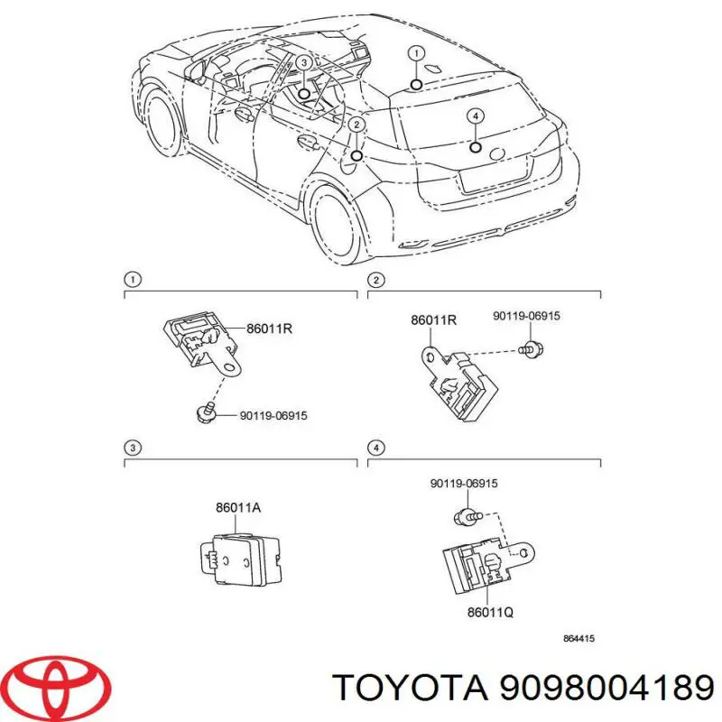 9098004189 Toyota