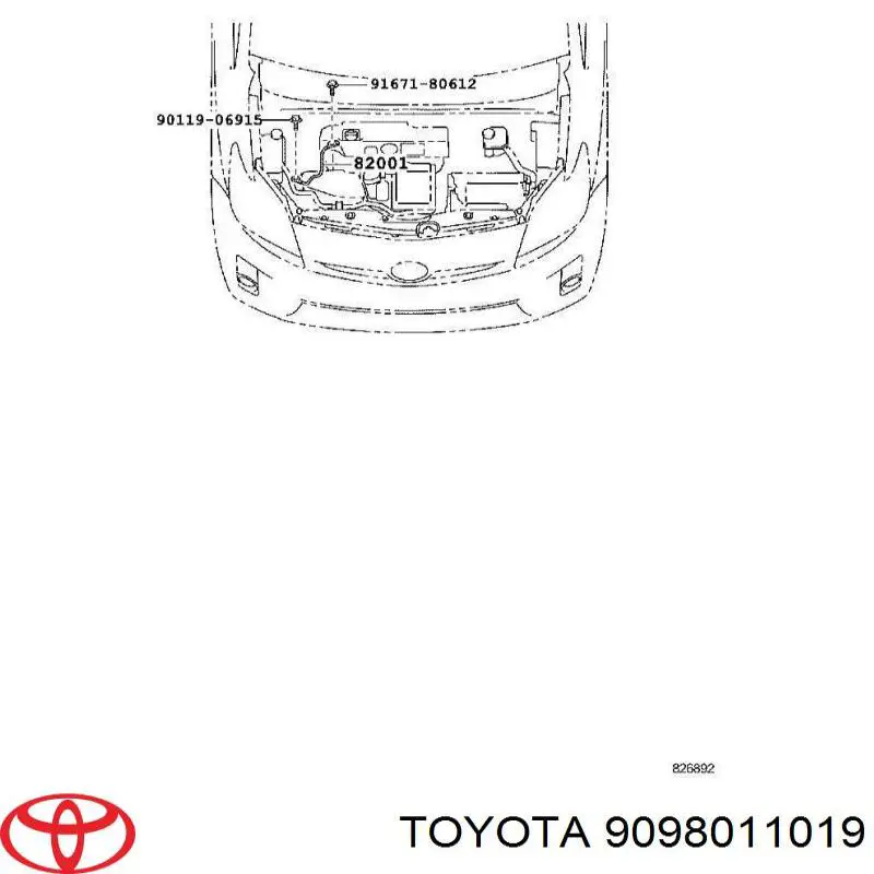 9098011019 Toyota