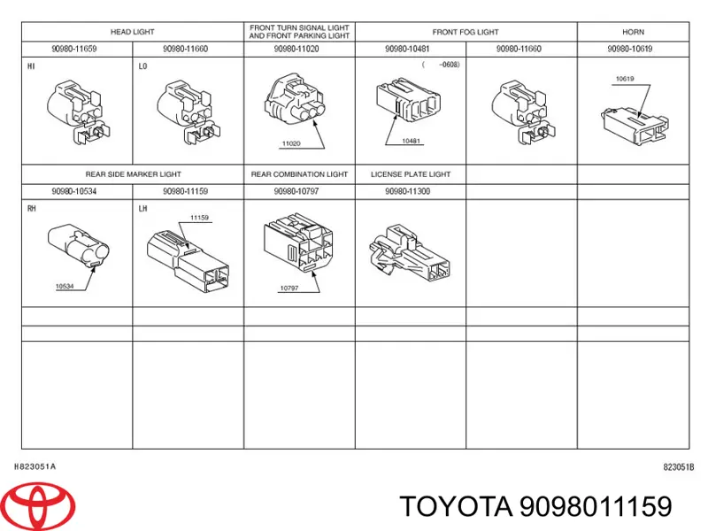 9098011159 Toyota