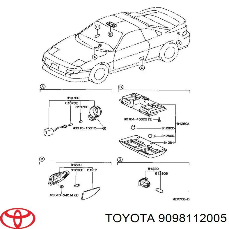 9098112005 Toyota