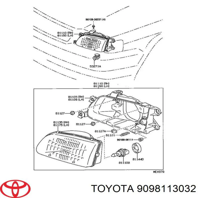 9098113032 Toyota