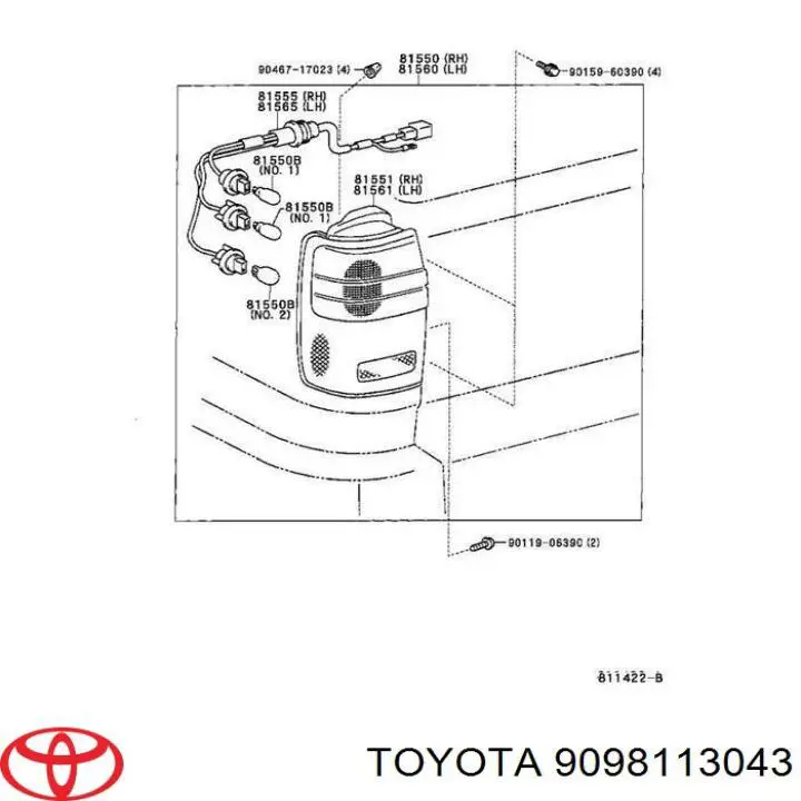 Lámpara Mazda 997006210