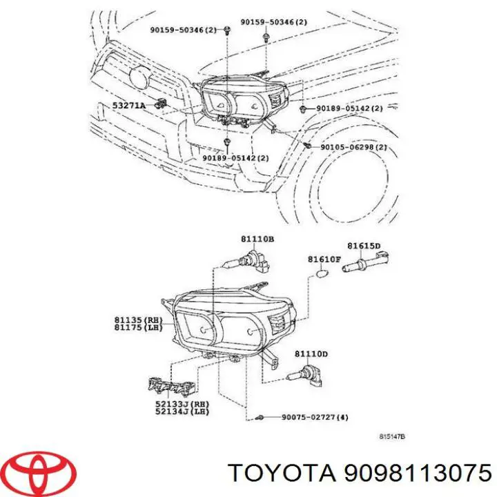 Comprar 9098113082 Toyota Bombilla de luz
