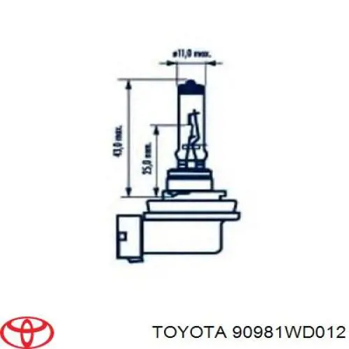 90981WD012 Toyota