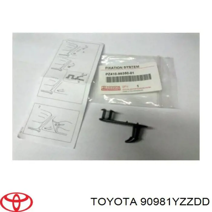 90981YZZDD Toyota Lámpara para faros de luz antiniebla