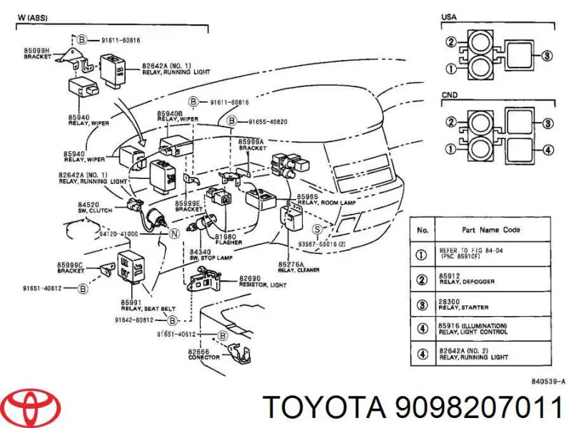  Toyota 9098207011 precio, desde 1,33 EUR