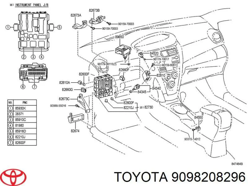 9098208296 Toyota fusible