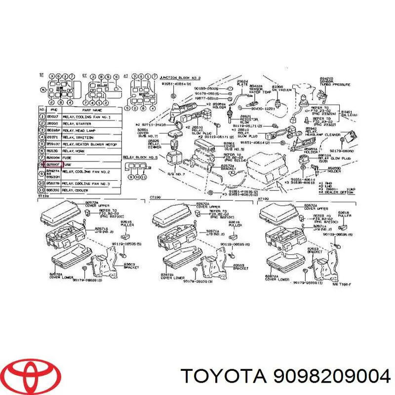 9098209004 Toyota