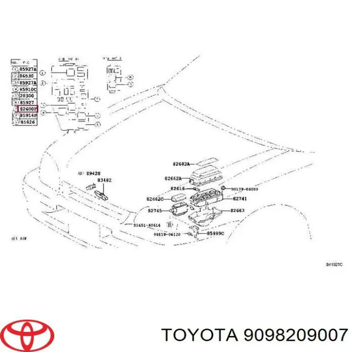 9098209007 Toyota