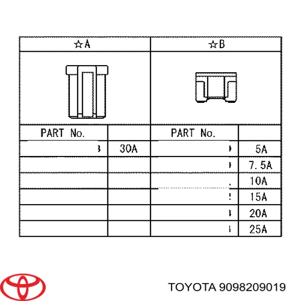 9098209019 Toyota