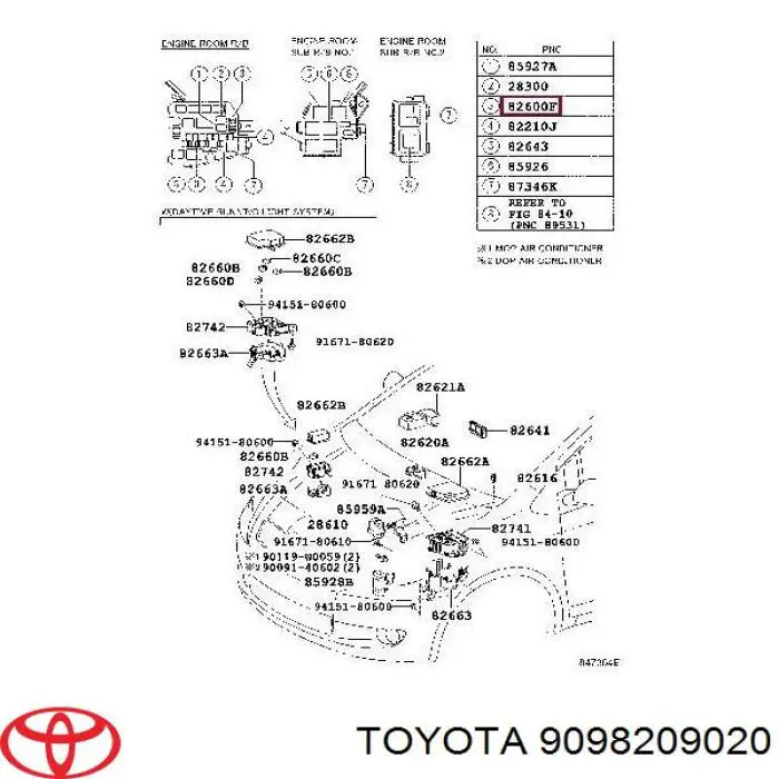 9098209020 Toyota fusible