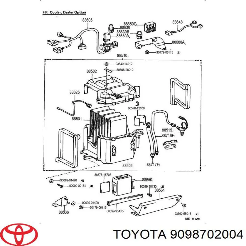 Relé de faro antiniebla 2523089978 Nissan/Infiniti