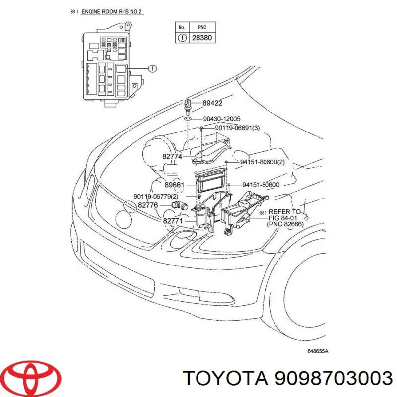 Rele ventilador habitaculo Toyota 9008498011 precio, desde 8,60 EUR