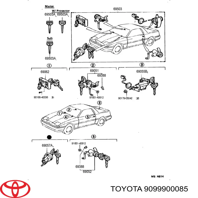 9099900085 Toyota