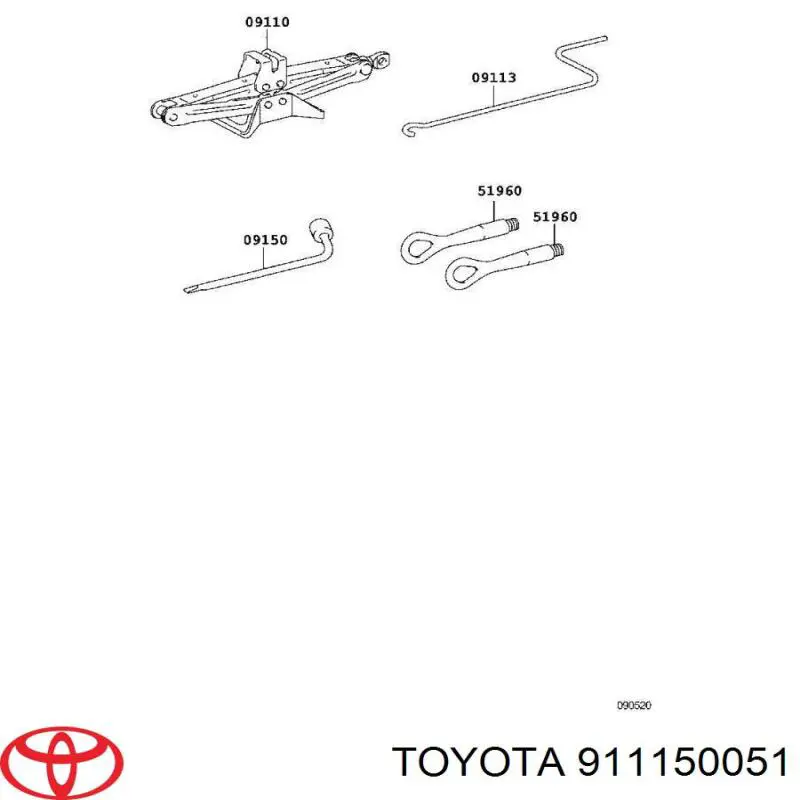 911150051 Toyota gato