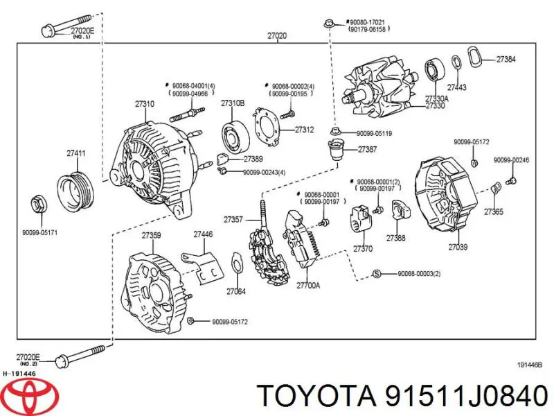 Toyota 91511J0840 precio, desde 2,44 EUR