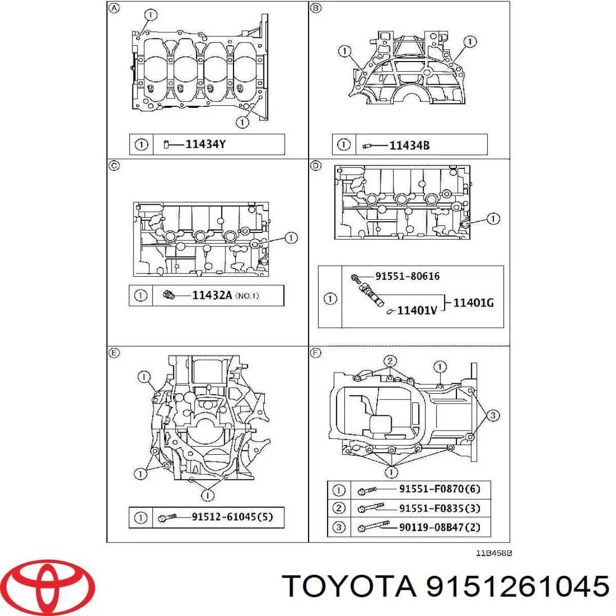  Toyota 9151261045 precio, desde 2,51 EUR