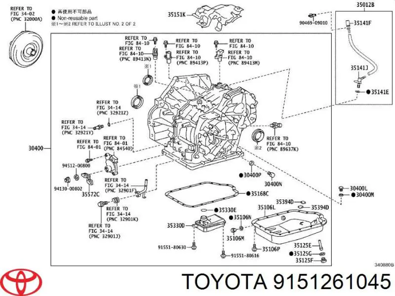 9151261045 Toyota