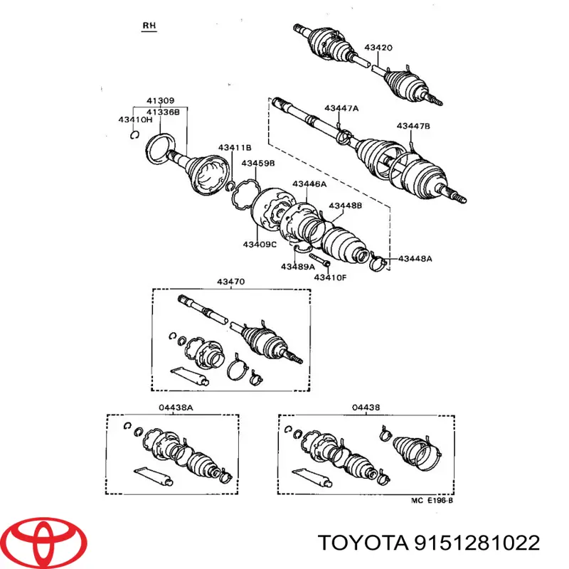 9151281022 Toyota