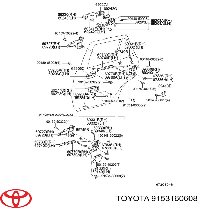  Toyota 9153160608 precio, desde  