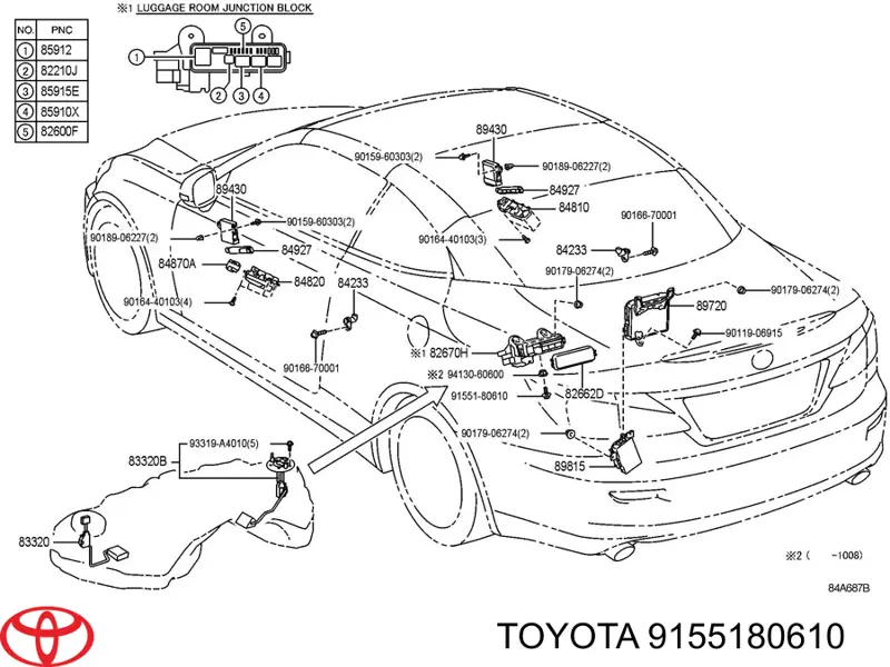 Comprar 9155180610 Toyota 