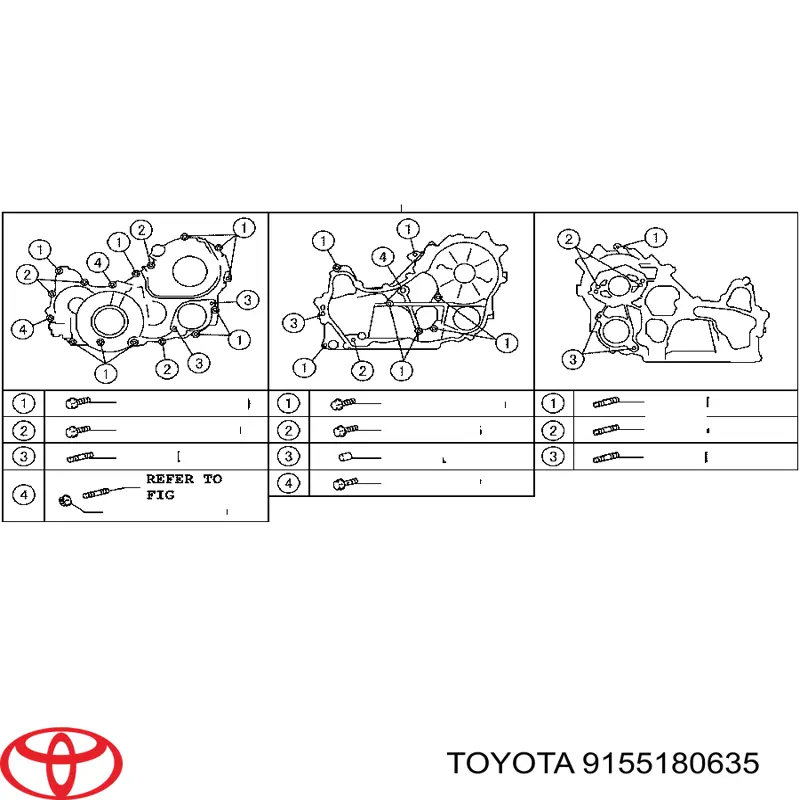  Toyota 9155180635 precio, desde 1,36 EUR