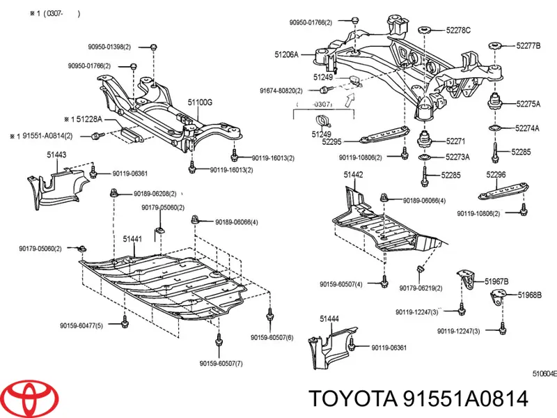 91551A0814 Toyota