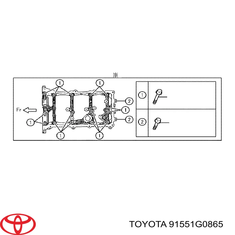  Toyota 91551G0865 precio, desde 1,60 EUR