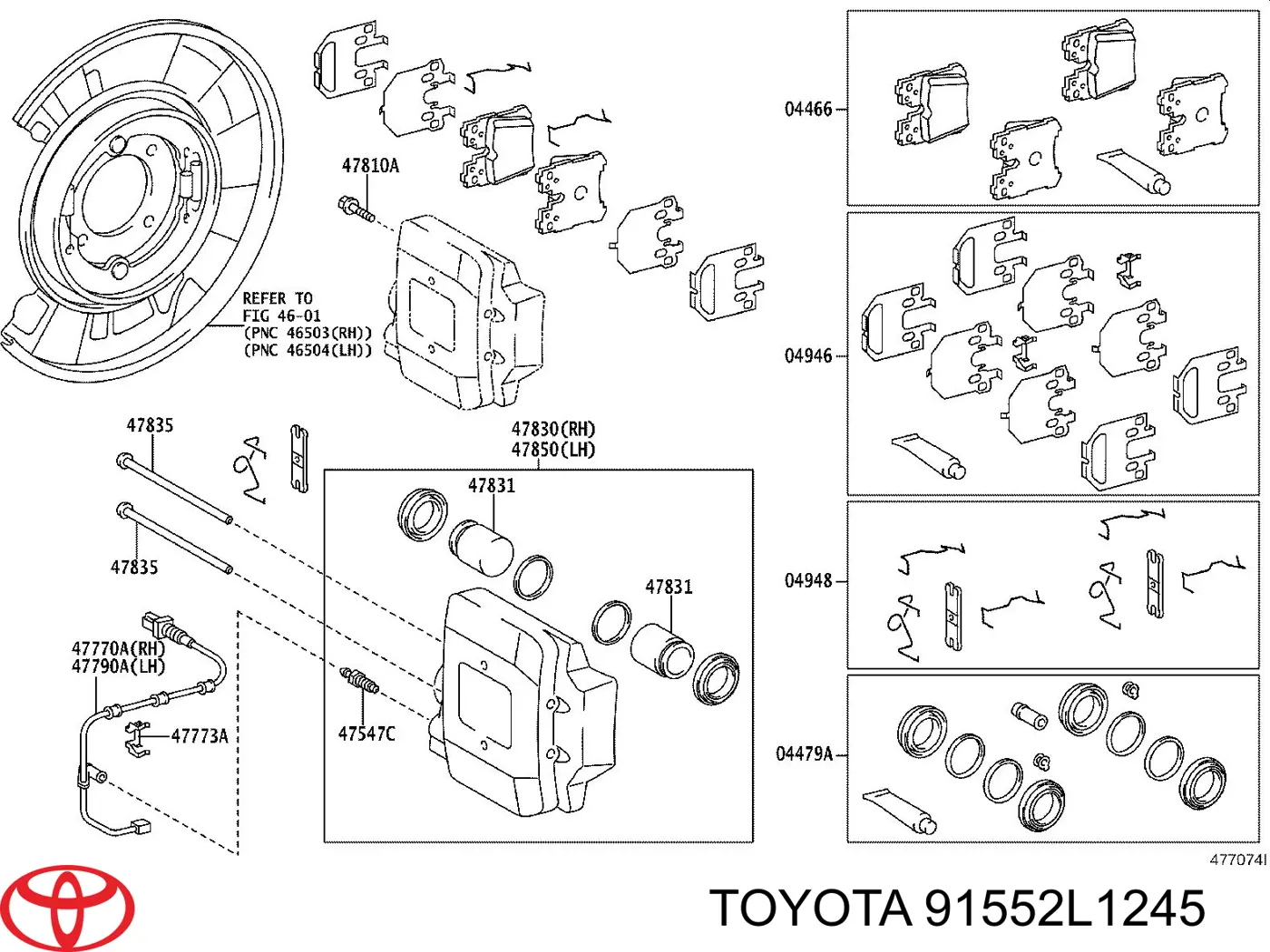  Toyota 91552L1245 precio, desde 2,63 EUR