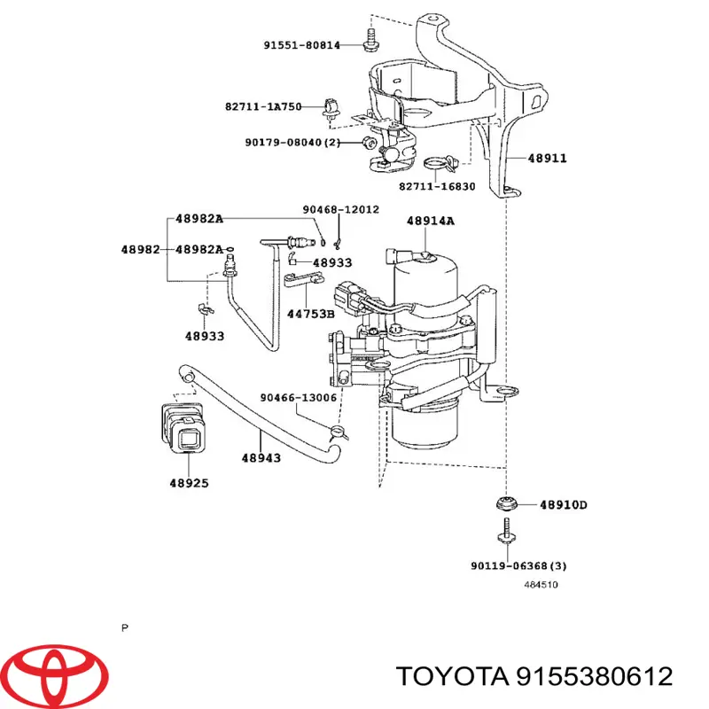  Toyota 9155380612 precio, desde  