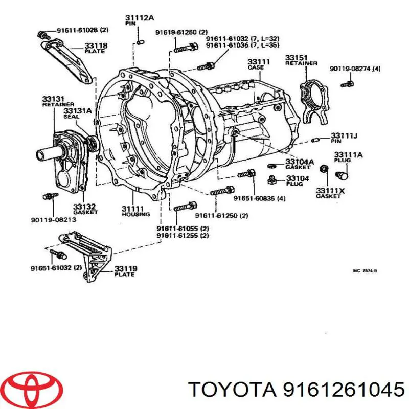  Toyota 9161261045 precio, desde 2,01 EUR