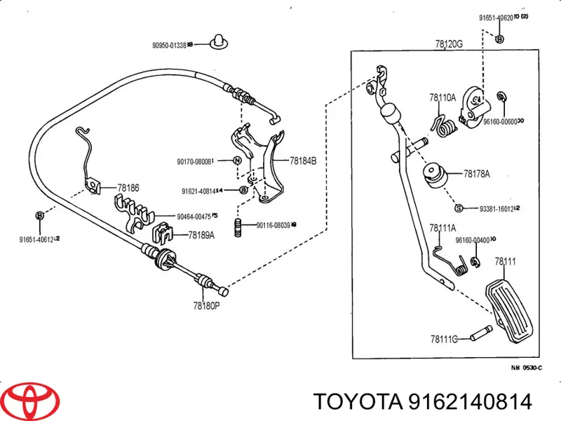 9162140814 Toyota