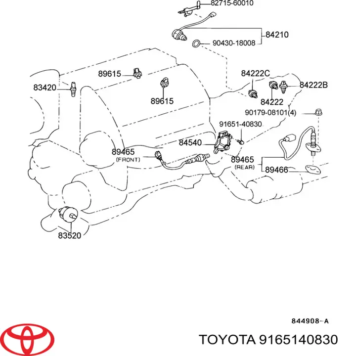  Toyota 9165140830 precio, desde 2,32 EUR