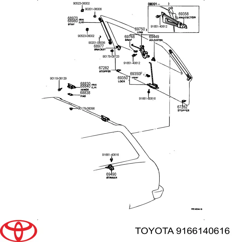 9166140616 Toyota