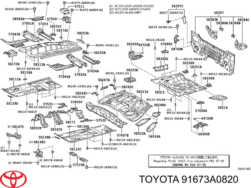 91673A0820 Toyota 