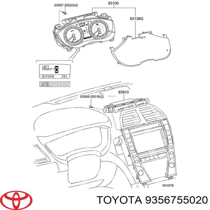  Toyota 9356755020 precio, desde  