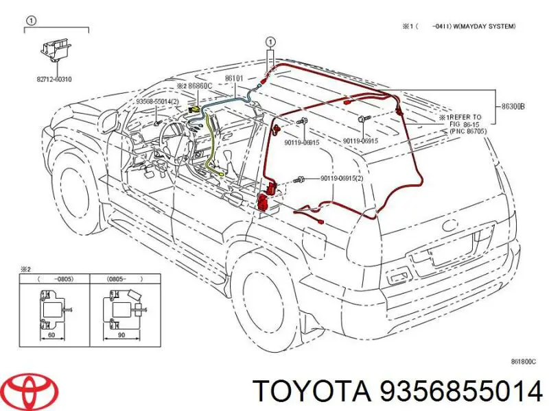  Toyota 9356855014 precio, desde  EUR