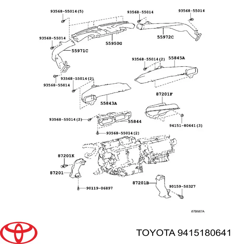 Comprar 9415180641 Toyota 